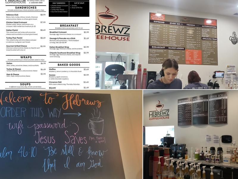 HeBrewz CoffeeHouse Menu