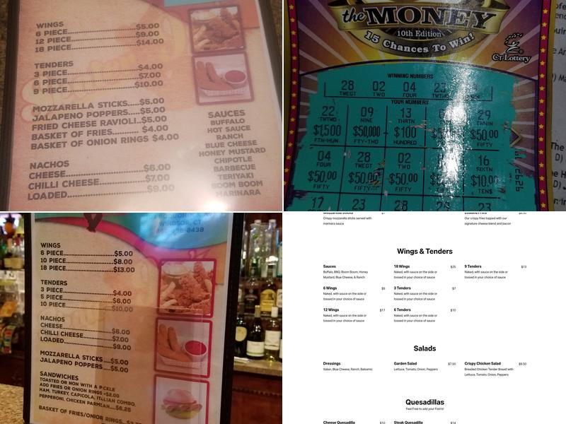 The Shed Bar & Café Menu