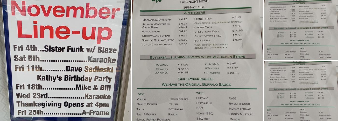 Greenleaf Cafe Menu