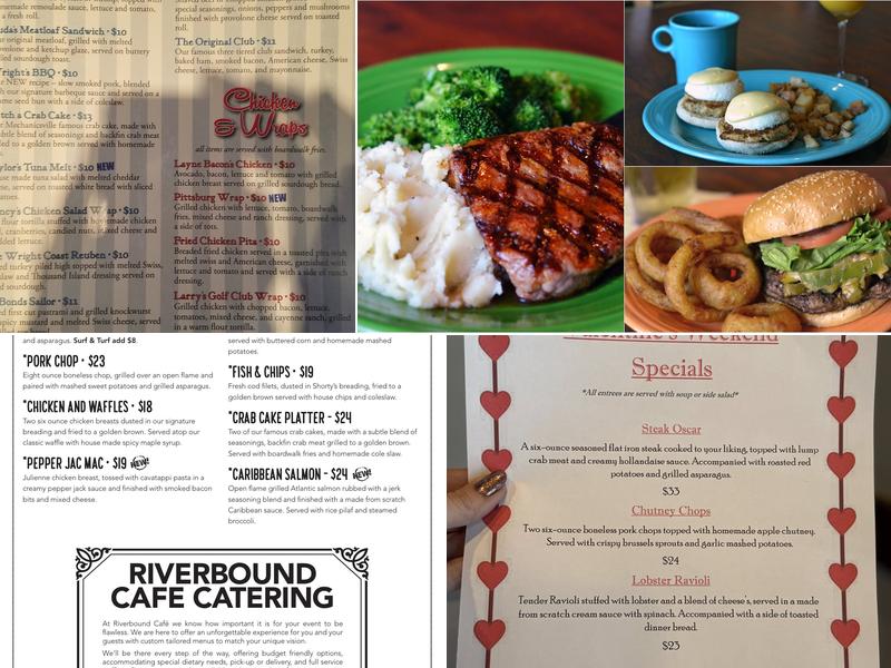 Riverbound Cafe Menu
