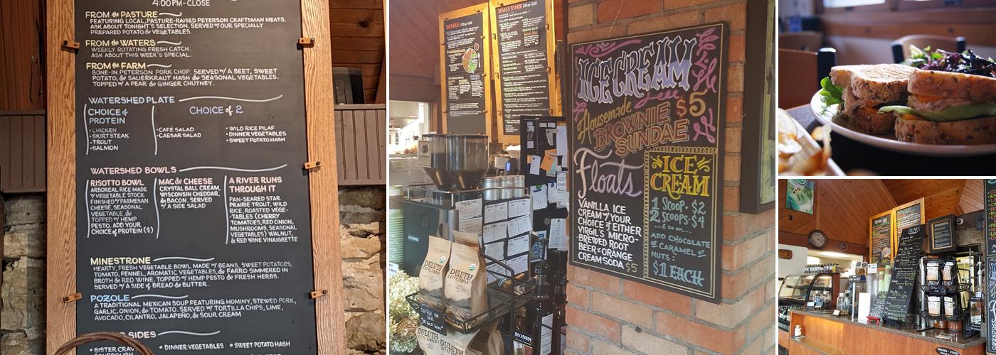The Watershed Cafe Menu