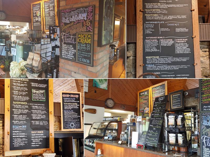 The Watershed Cafe Menu