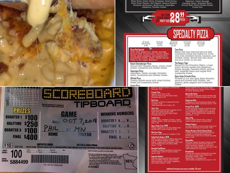 Pizza Pub of Center City Menu