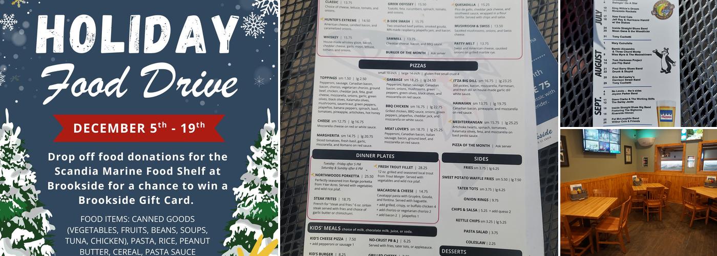 Brookside Bar & Grill Menu