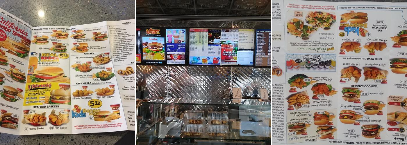 Burger Broiler Tacoma Menu