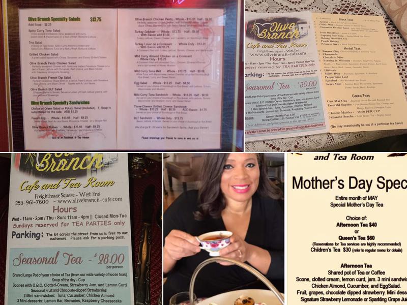 Olive Branch Cafe and Tea Room Menu