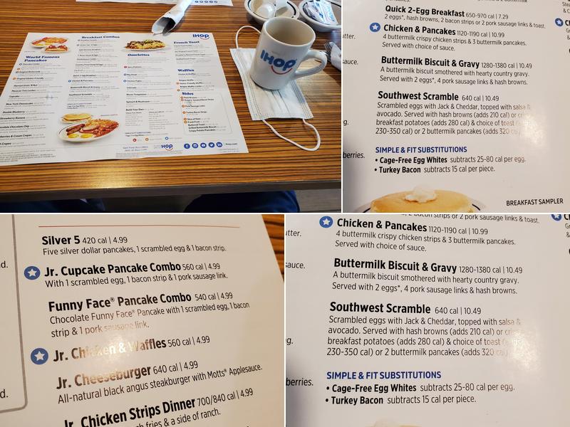 IHOP Menu