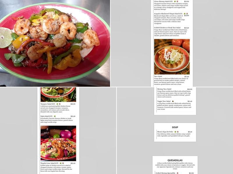 Mexico Restaurant Menu