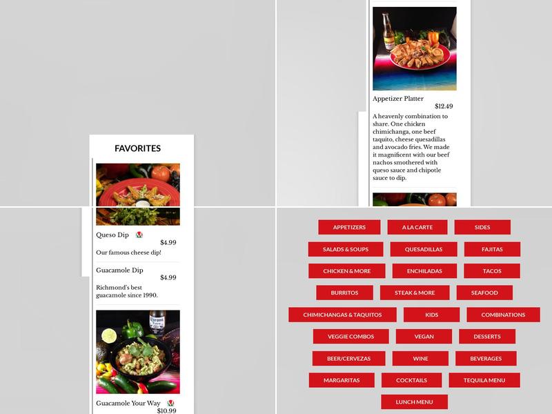 Mexico Restaurant Menu