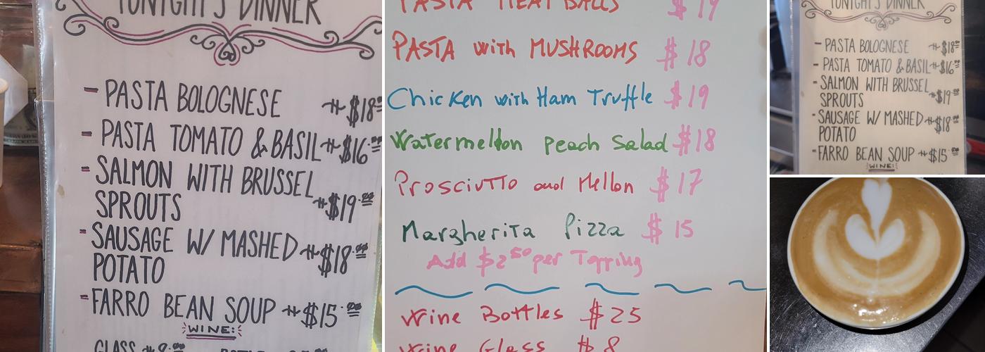 Caffespresso Menu