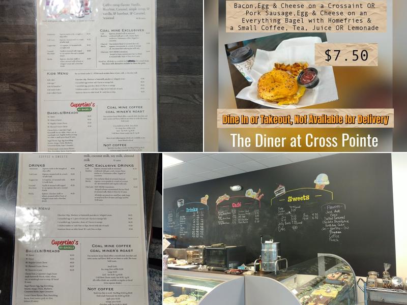 The Diner at Coal Mine Coffee & Sweets Menu