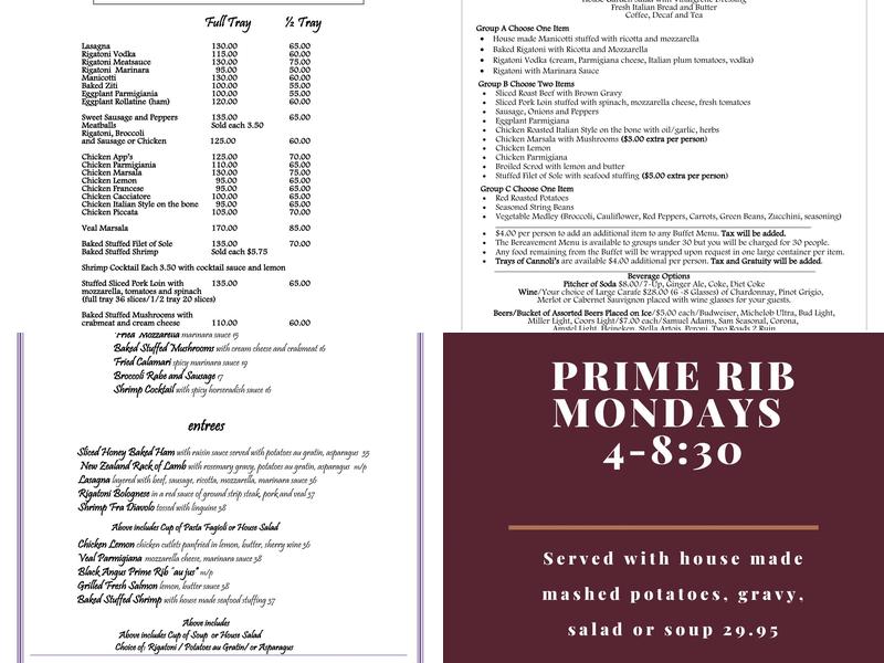 App’s Restaurant Menu