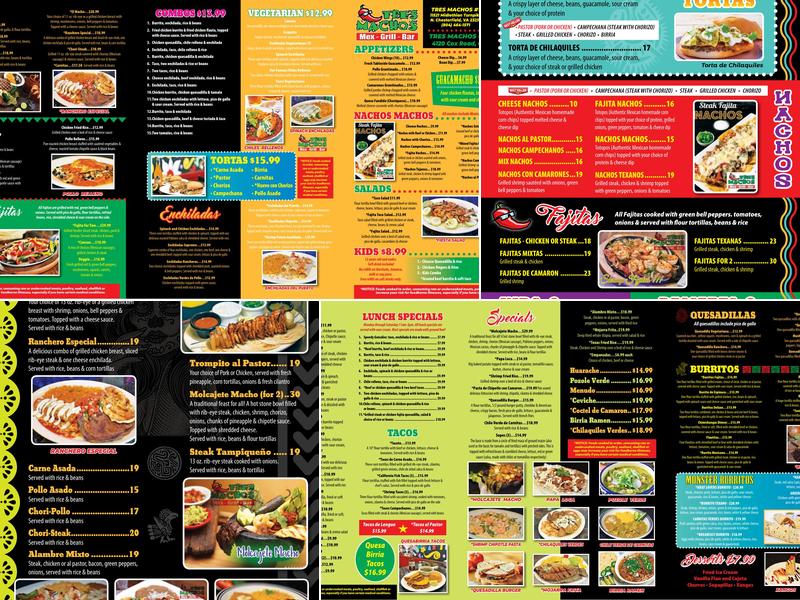 Tres Machos | La Casa del Pastor Menu