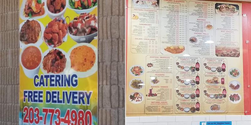Collado Restaurant Menu