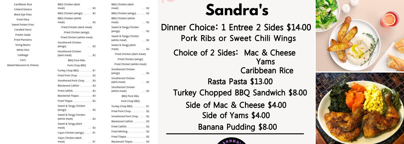 Sandra's Next Generation Menu