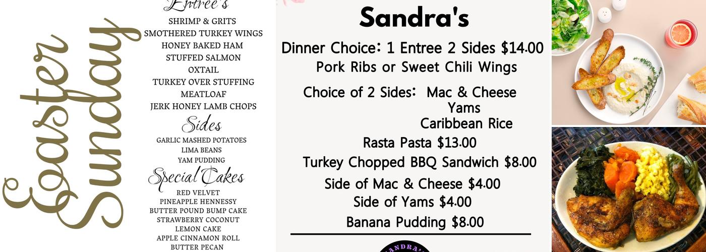 Sandra's Next Generation Menu