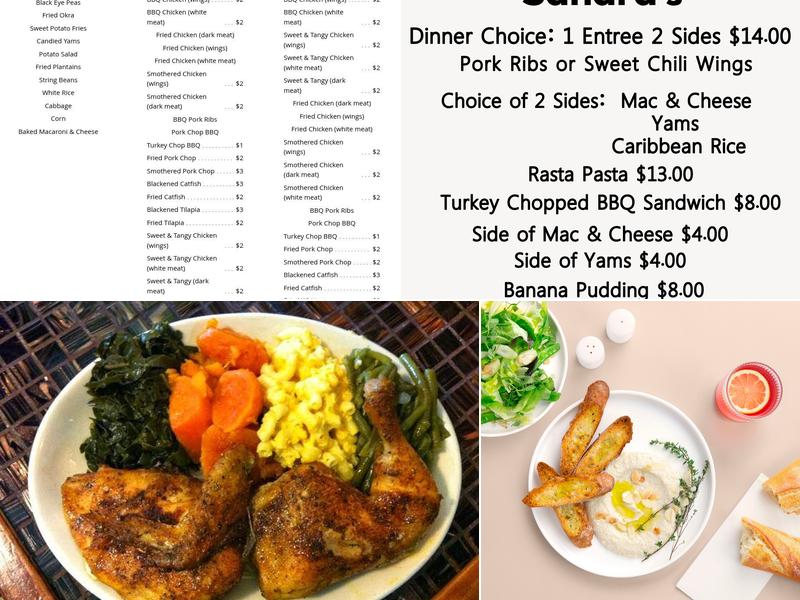 Sandra's Next Generation Menu