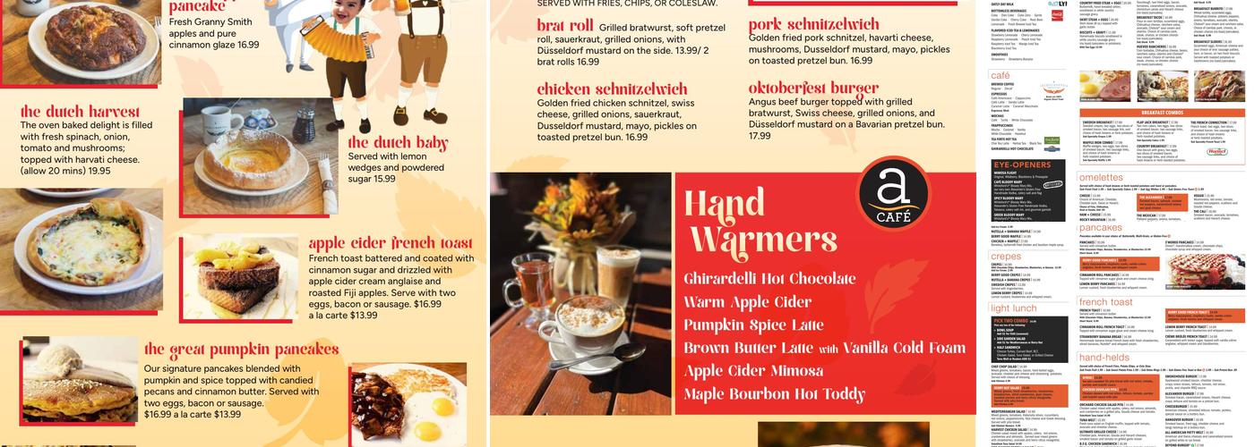 Alexanders Cafe 64 Menu