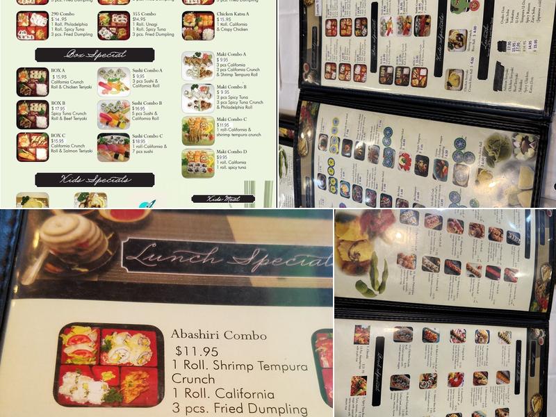 Sushi Café Menu
