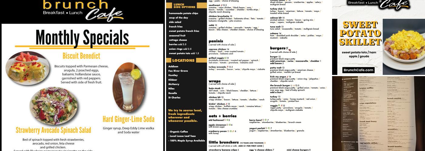 Brunch Cafe-St.Charles Menu