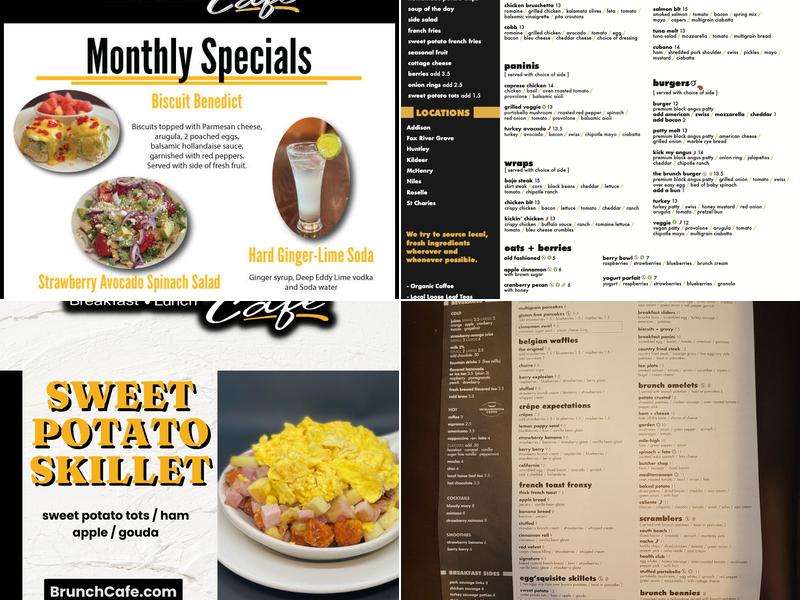 Brunch Cafe-St.Charles Menu