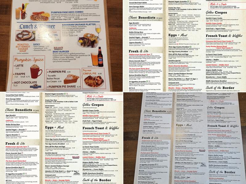 Colonial Cafe - Rt. 64 Menu