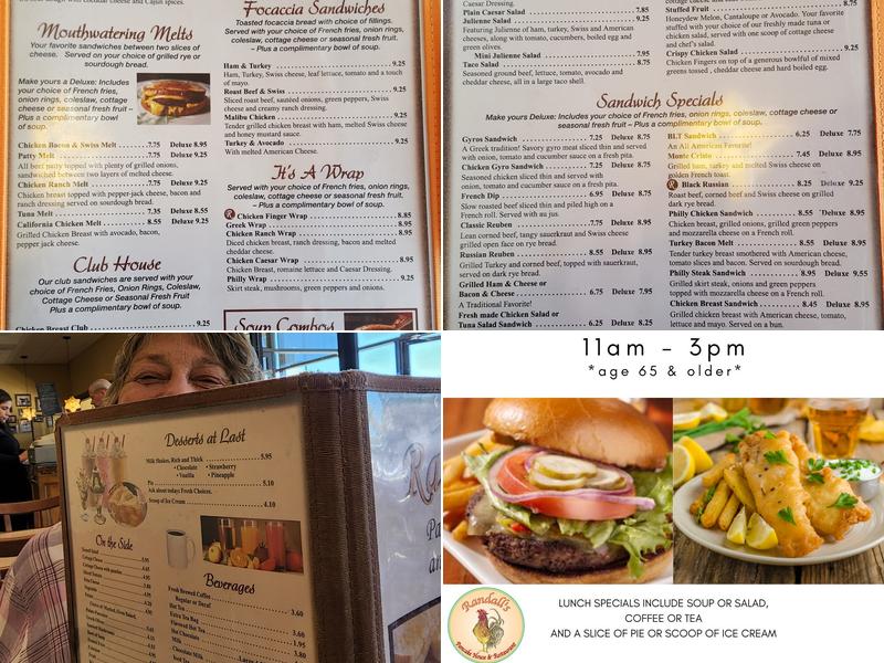 Randall's Pancake House Menu