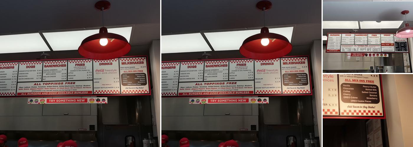 Five Guys Menu