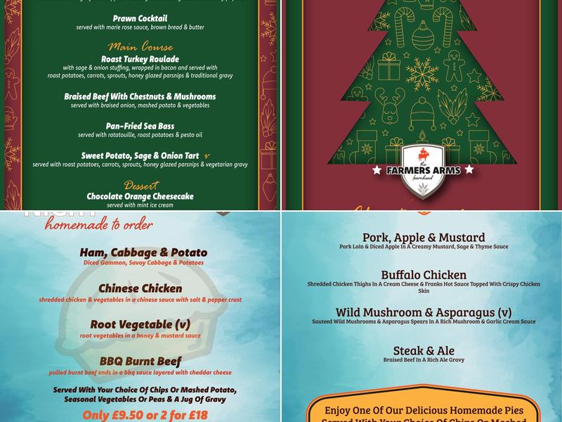 The Farmers Arms Menu