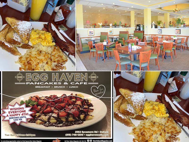 Egg Haven Pancakes & Cafe 2562 Sycamore Rd, DeKalb