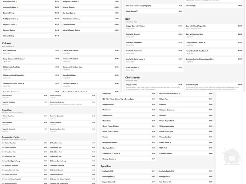 Ren's Chinese Restaurant Menu