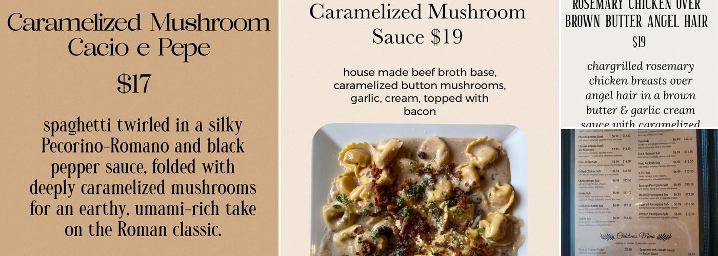 Giuseppe's Italian Restaurant & Pizzeria Menu