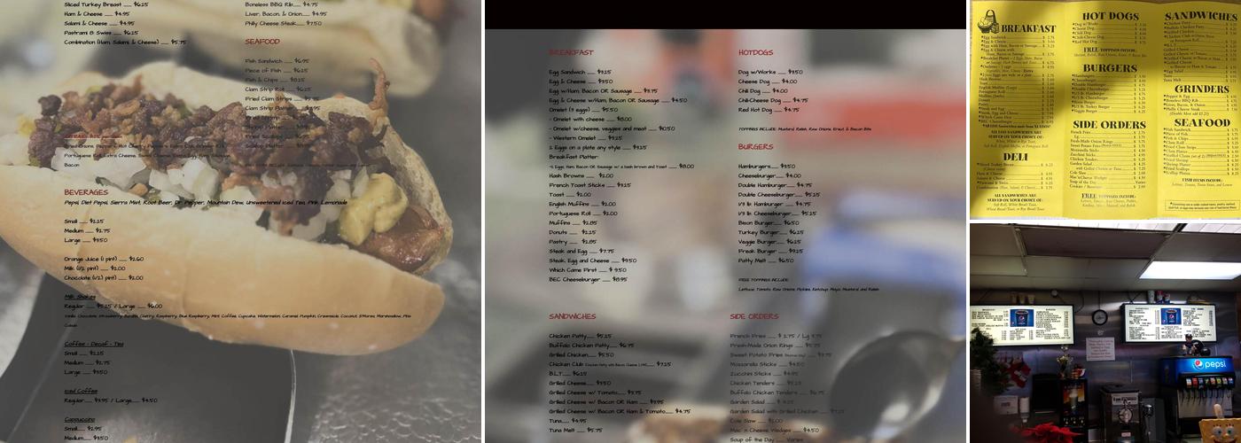 Mr. Mac's Canteen Menu