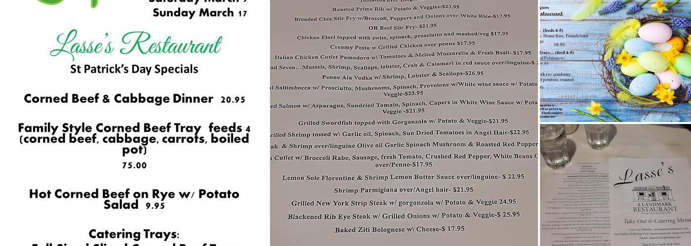 Lasse's Restaurant Menu