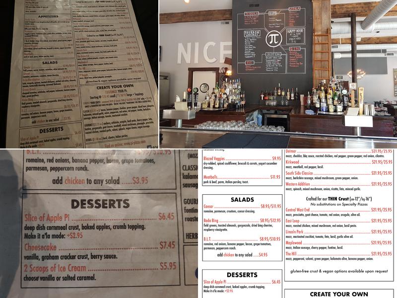 Pi Pizzeria - Central West End Menu