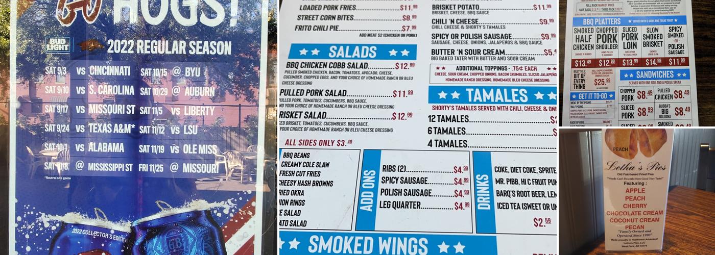 Neumeier's Rib Room Menu