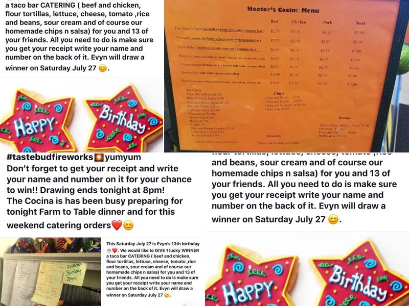 Hector's Cocina Menu