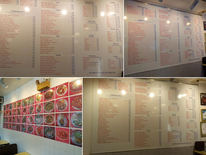 Sun Restaurant Menu