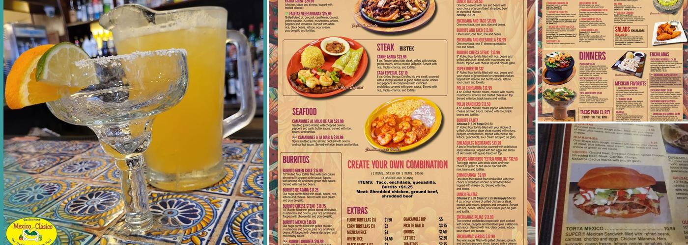 Mexico Clasico Menu