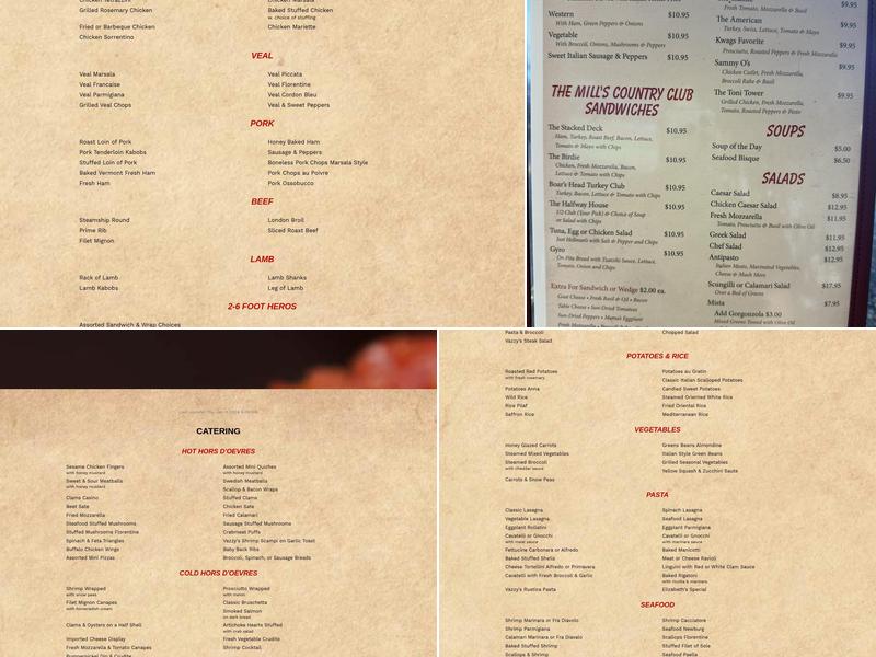 Vazzy's Italian Restaurant Stratford Menu