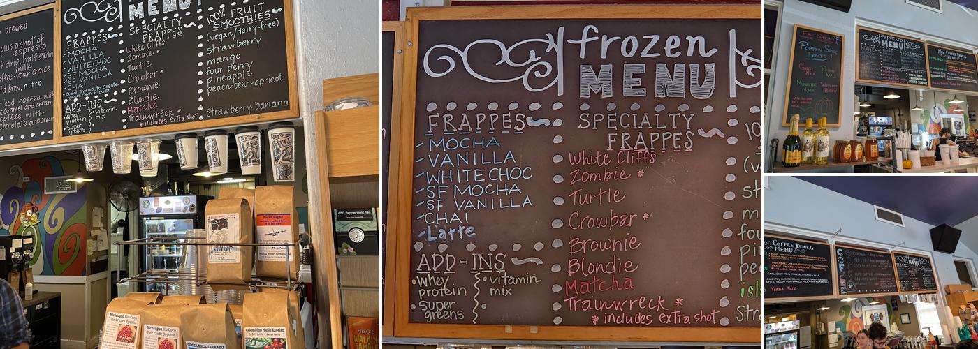 Muddy Waters Coffeehouse Menu