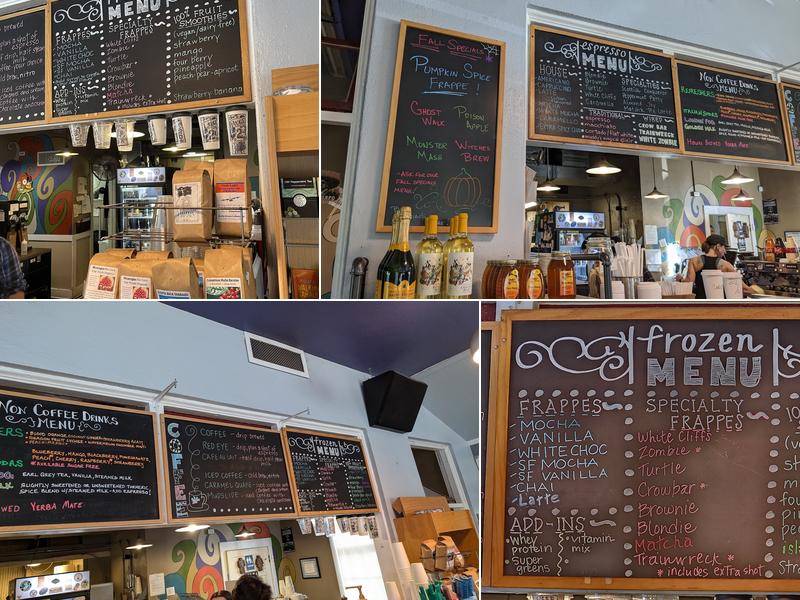 Muddy Waters Coffeehouse Menu