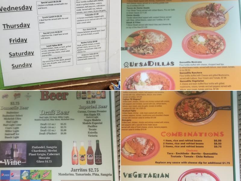 El Maguey Menu