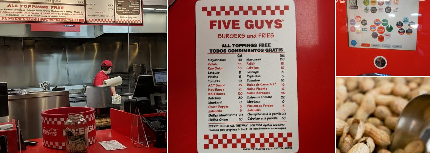 Five Guys Menu