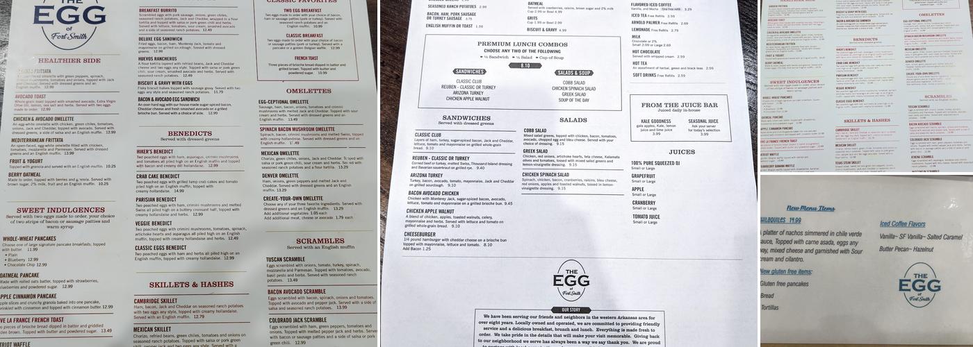 The Egg Menu