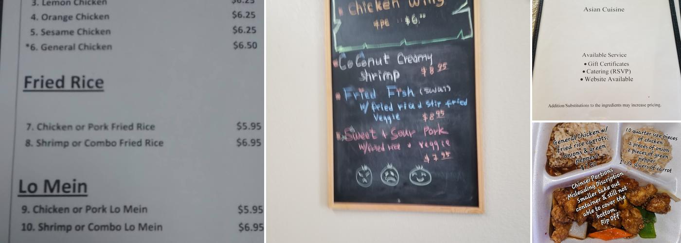 Silk Road Menu