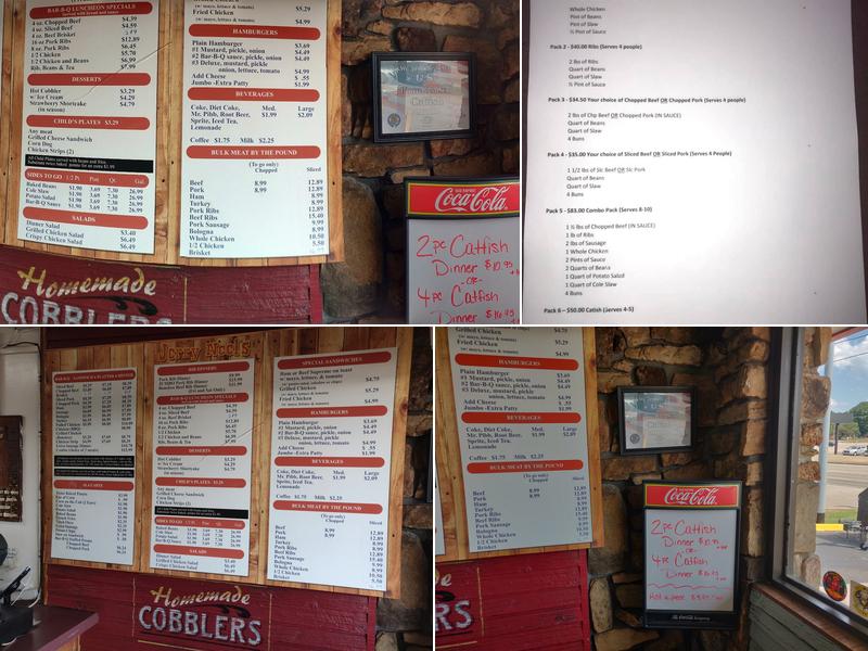 Jerry Neel's Bar-B-Q, Catfish, & Catering Menu