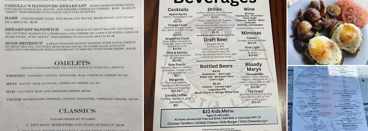 First Light Menu
