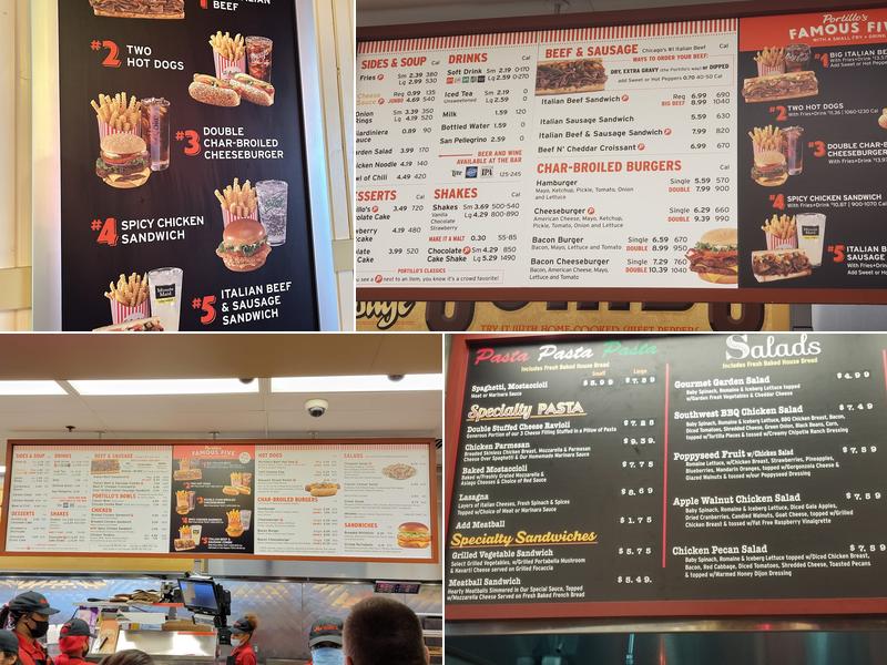 Portillo's Rockford Menu