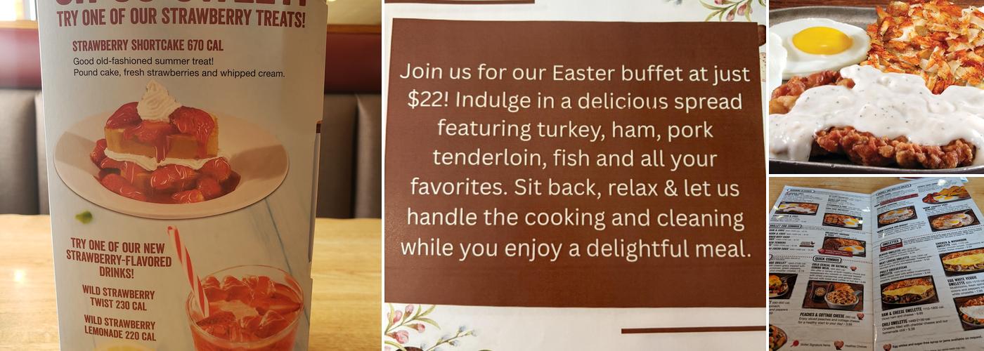 Iron Skillet Menu